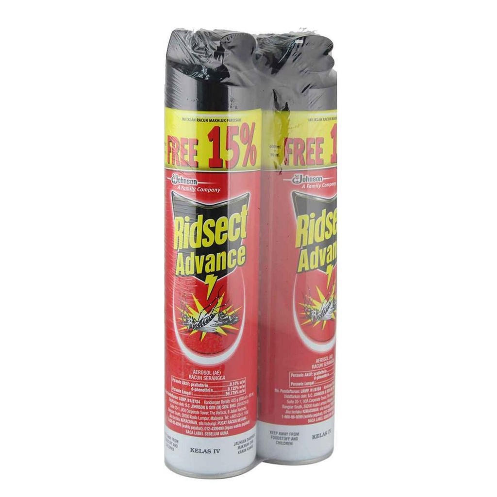 Ridsect Aerosol Advance 2x600ml Foc 15% | Shopee Malaysia