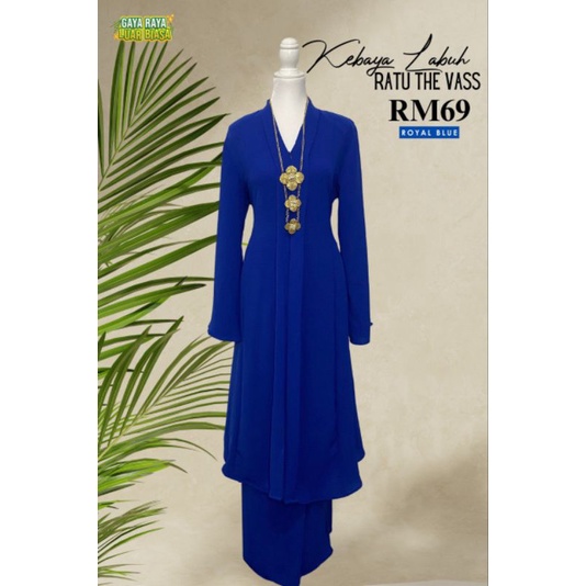 RAYA 2024 KEBAYA LABUH RATU THE VASS MOM Shopee Malaysia