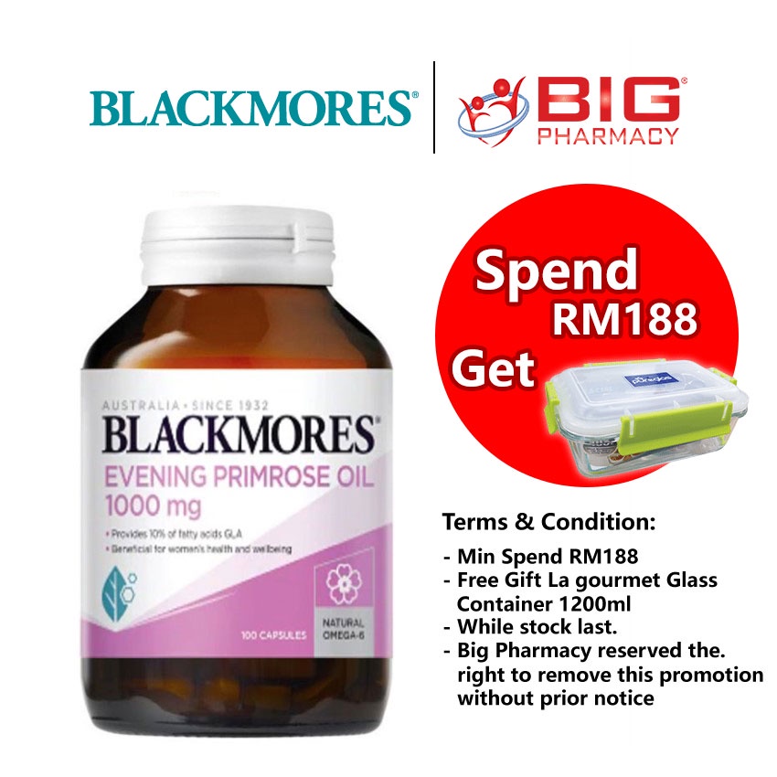 Blackmores Epo Evening Primose Oil 1000mg 100S | Shopee Malaysia