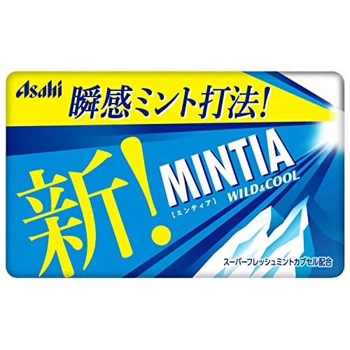 Mintia Asahi Group Foods Mintia Wild Cool 50 tablets x 10 white