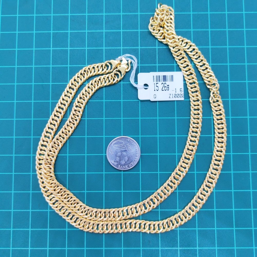 Emas916, R. Leher 0.65cm+ Lipan Crps Hollow Kait2 Kt 1 6098 P348 60 ...