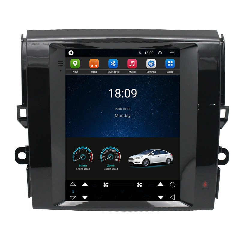 Din 2 Android Car Radio Tesla style For Toyota Reiz MARK X 20122017 Double Din Car dvd Player