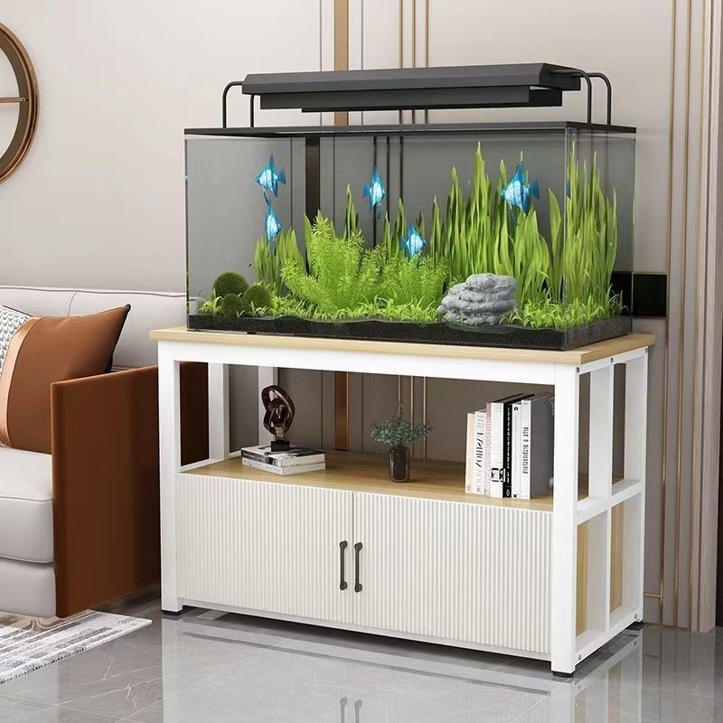 Fish tank rack floor-standing household wrought iron durable living ...