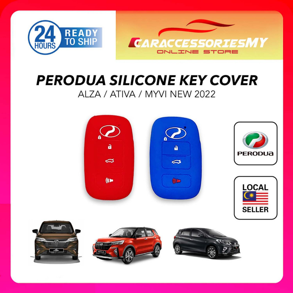 Perodua New Myvi All New Ativa Alza Keyless Remote Silicone