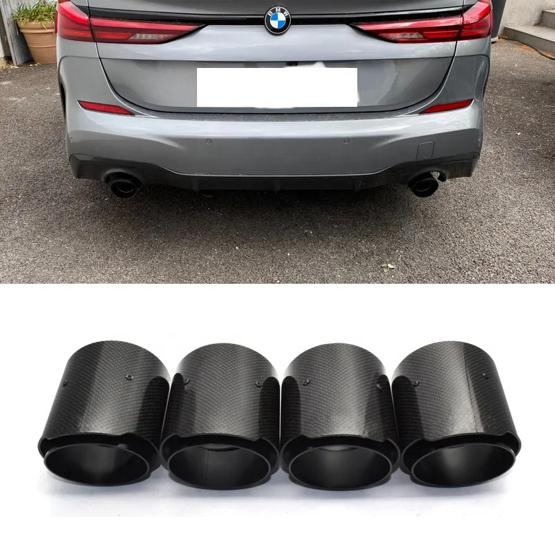 SYPES Carbon Fiber Exhaust Tips For BMW M2 M3 M4 M135i M235i M140i ...