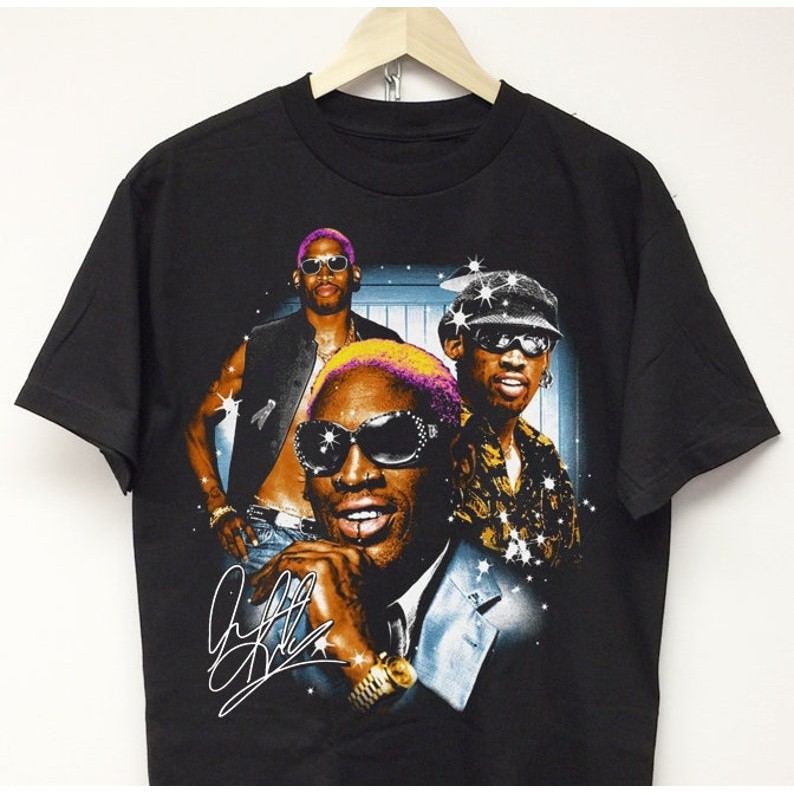 Dennis Rodman T Shirt Vintage Rap Tee Merch Concert Tour Travis Scott Drake Jordan Kanye Lil 