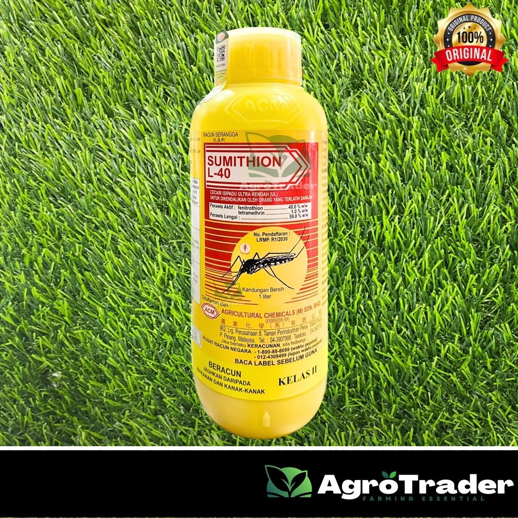 ACM Sumithion L40 1L - fenitrothion 40.0% + tetramethrin 1.0% UL (ubat ...