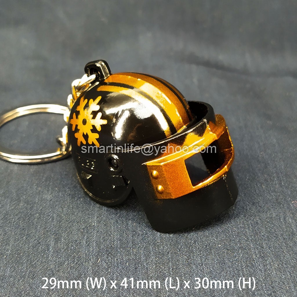 PLAYERUNKNOWN S BATTLEGROUNDS PUBG Equipment Alloy Keychain Helmet Backpack