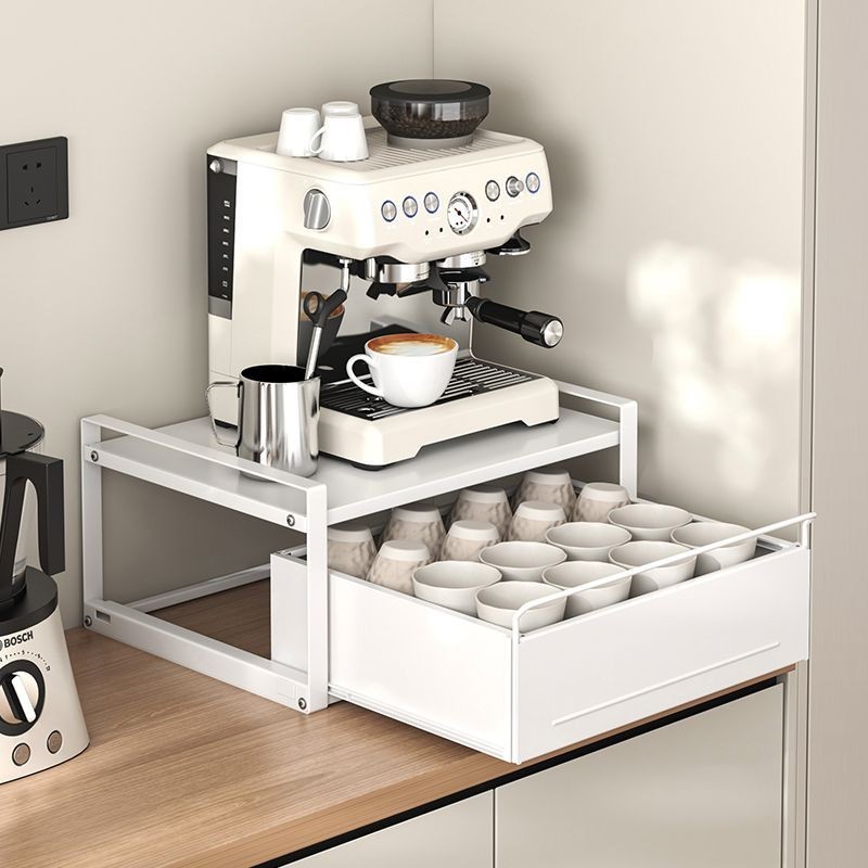 JY-H/Dustproof Desktop Water Cup Storage Cabinet Table Coffee Machine ...
