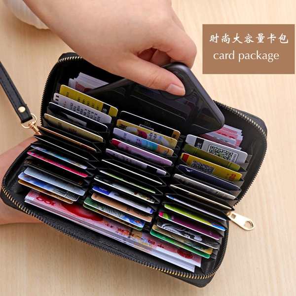 wallet bifold slim wallet man Kad Bag Lelaki Mewah 2023 Model Panjang Uniseks Baru Anti