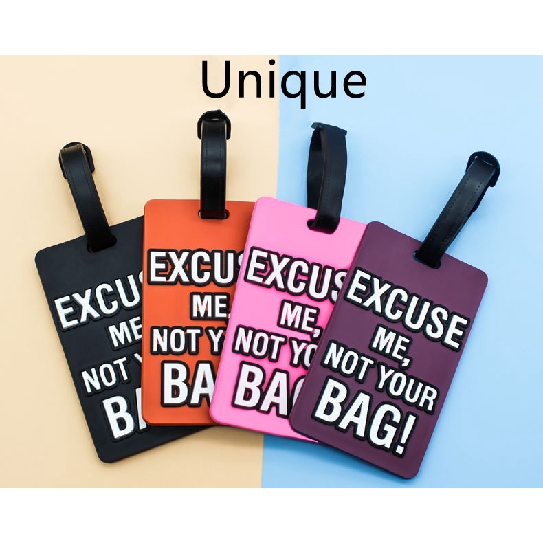 Luggage cheap tag shopee