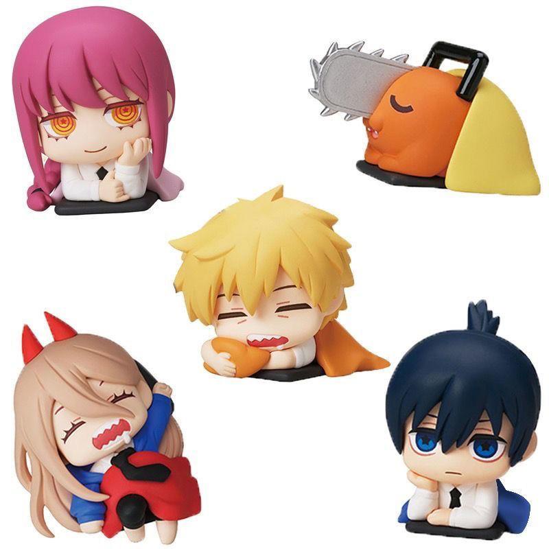 Chainsaw Man Denji Pochita Makima Q Version Sleeping Chainsaw Man Denji