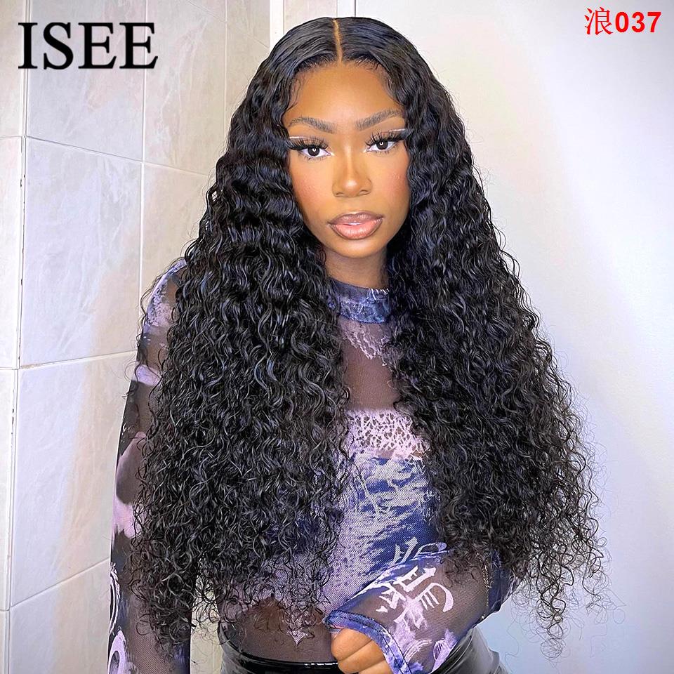 ☄wear And Go Glueless Wig Isee Hair Brazilian Water Wave 6x4 Hd Lace Glueless Wig Human Hair 