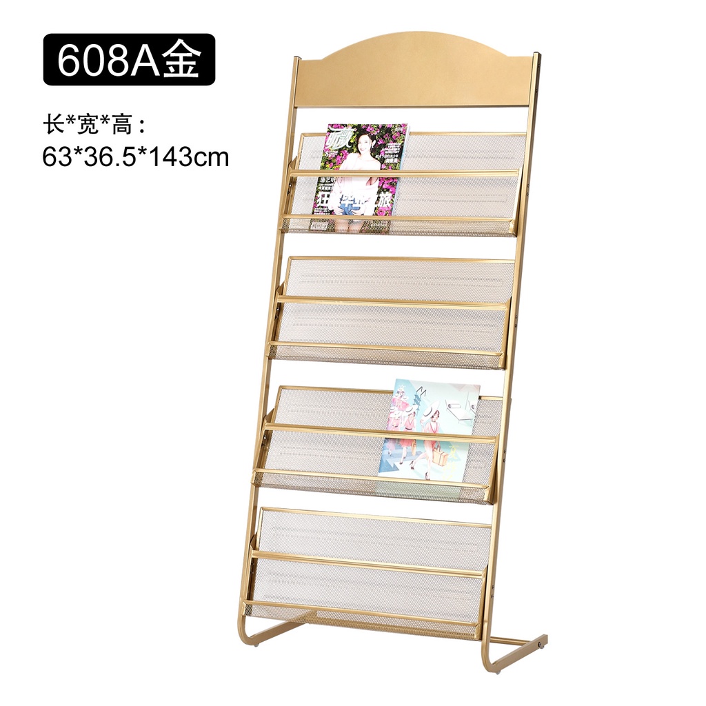 Get 7% coupon+gift】ewspaper Stand Magazine Rack Iron Magazine Display ...