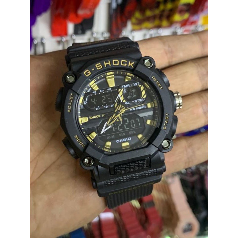 Gshock Mat Motor 2021 Digital Watch Dual Time Rubber Sport Jam Tangan ...