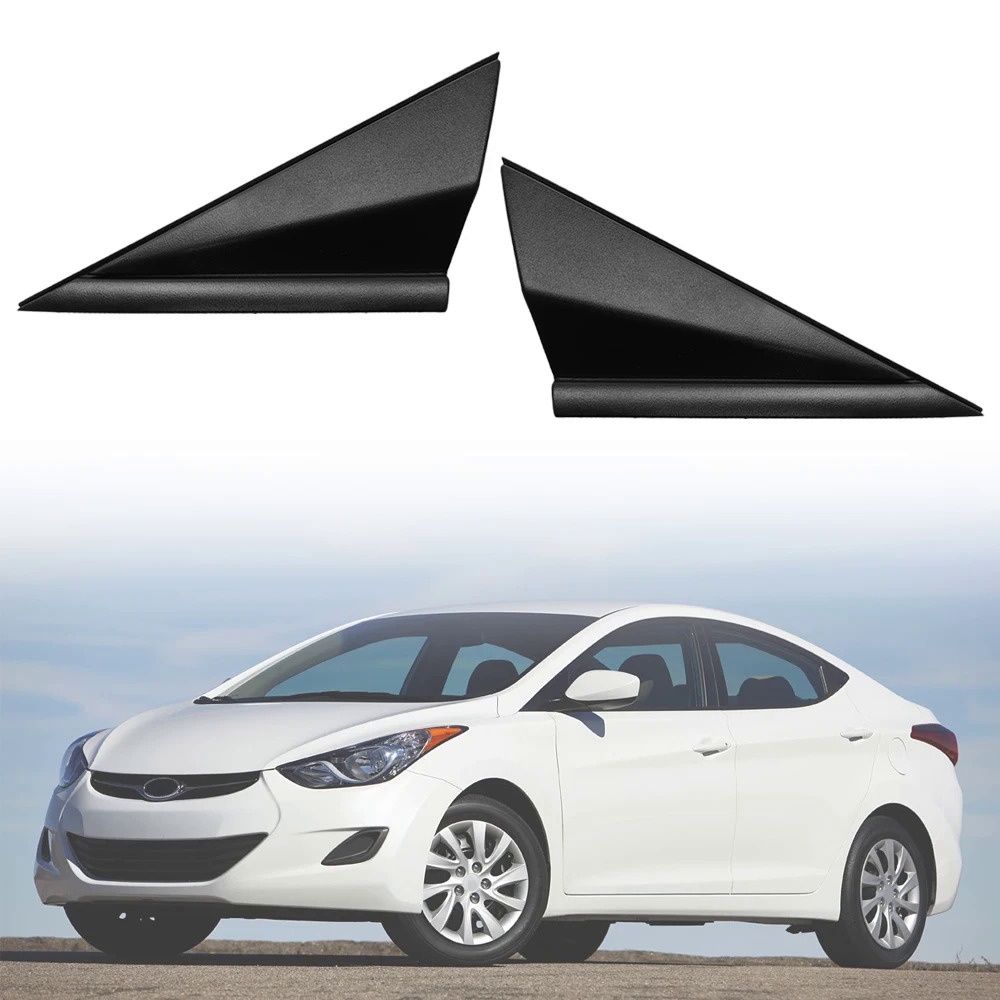 Rear Mirror Triangle Trim Plate Door Mirror Flag Cover Moldings For ...