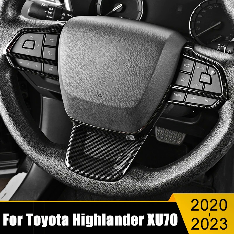 For Toyota Highlander XU70 Kluger 2020 2021 2022 2023 Hybrid ABS Carbon