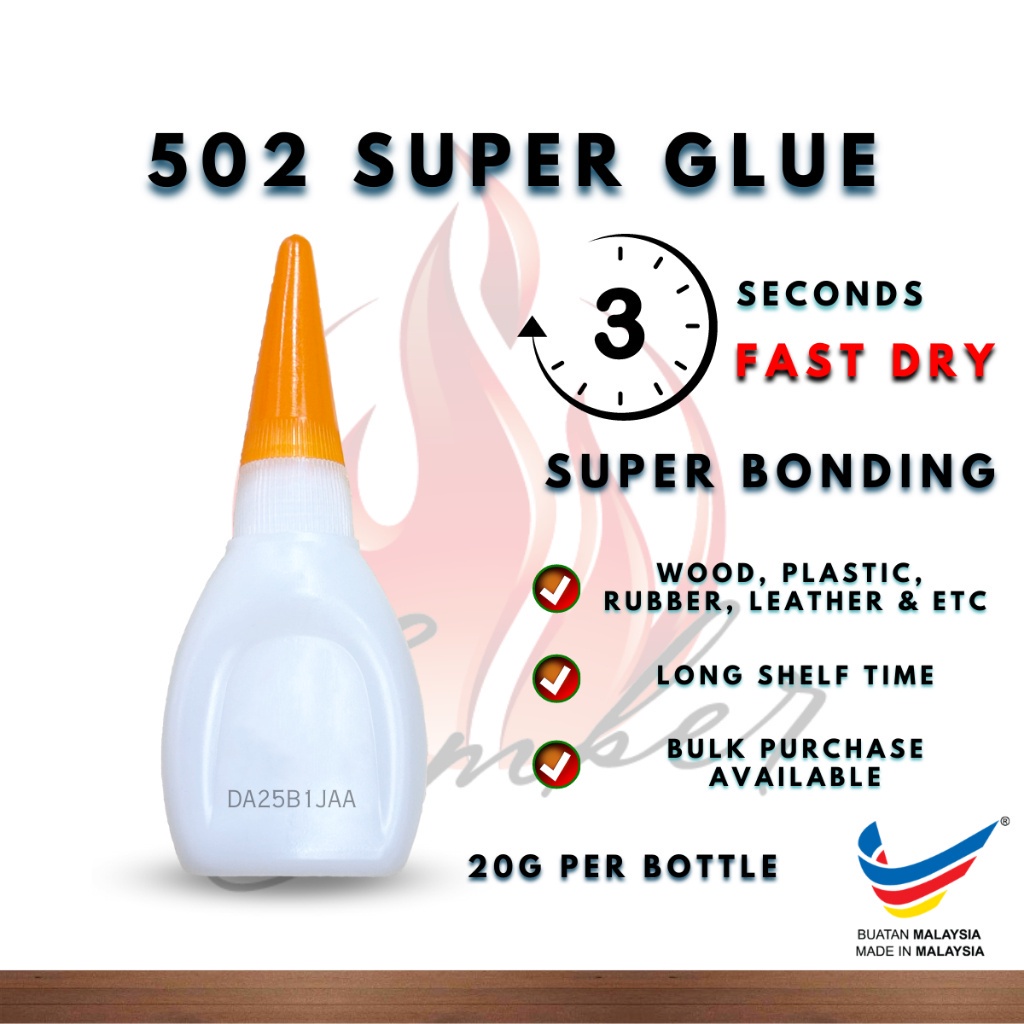Instant Curing High Strength Bond 502 Superglue 20g - China Super