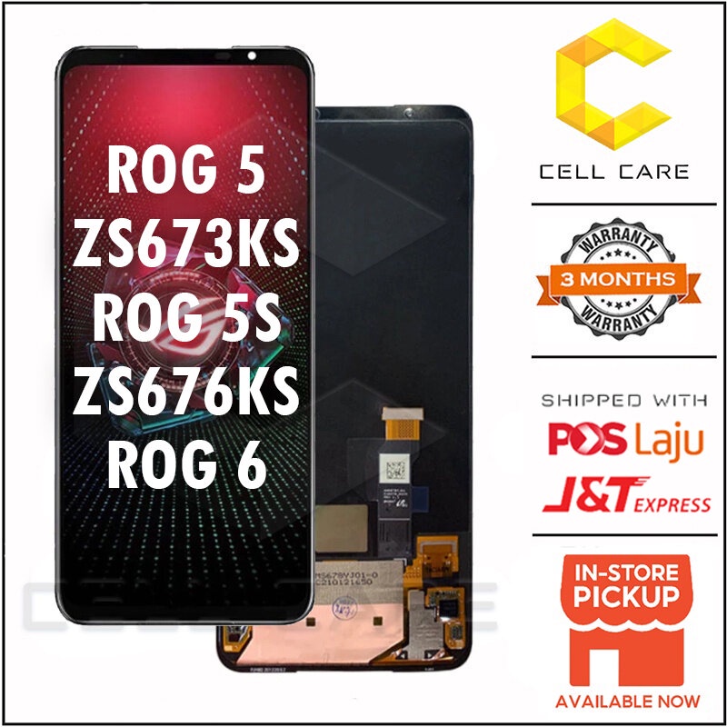 LCD Screen Display Compatible For ROG 5 ZS673KS / ROG 5S ZS676KS / ROG ...