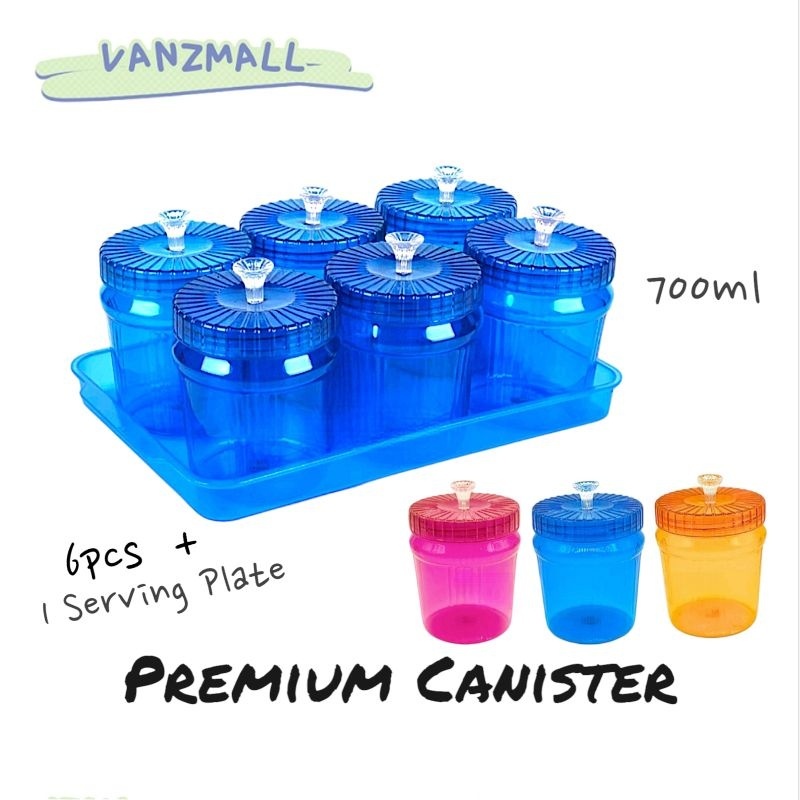 Vanz Pcs Set Bekas Kuih Raya Set Cookies Container Set Bekas Kuih Raya Sparkling Canister