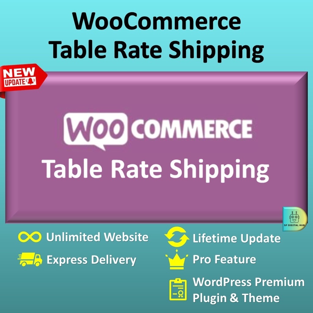 WooCommerce Table Rate Shipping - WordPress Plugin [Unlimited Website ...