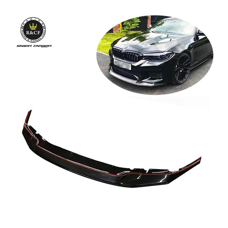 GTS style Carbon Fiber Lower Front Splitter Lip For BMW F90 M5 2019 ...