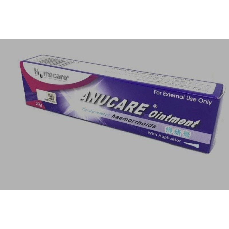 Homecare anucare haemorrhoid ointment (ubat buasir) 20g (Exp June 2026 ...