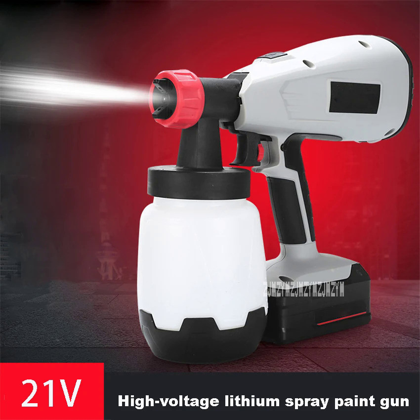 Handheld Electric Spray Gun Rechargeable Lithium Spray Paint Gun ...