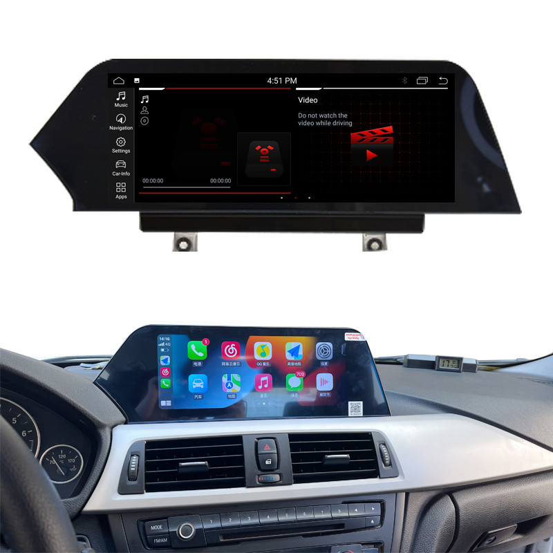 8G RAM 256G ROM 10.25 inch android 11 touch screen head unit for BMW 3/ ...