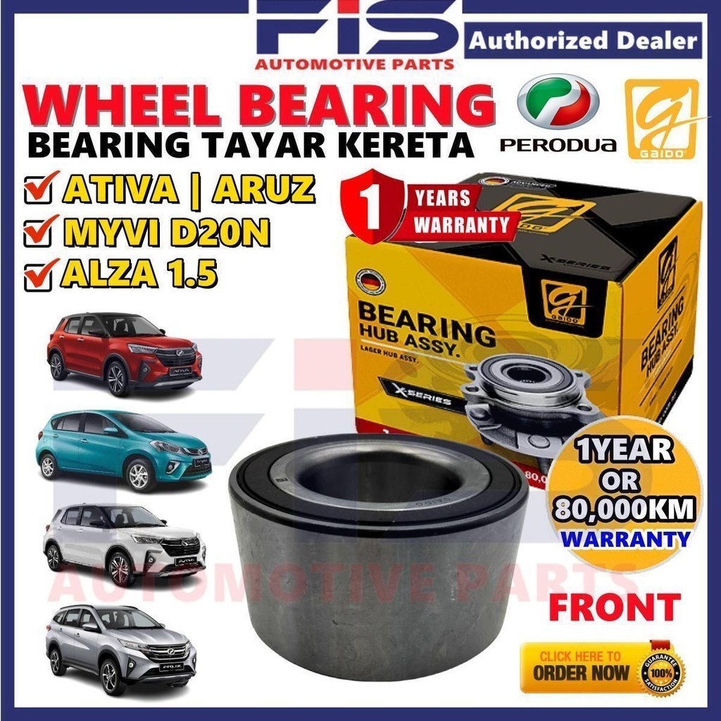 FIS Gaido Front Wheel Bearing Hub Perodua Ativa Aruz Myvi D20N Alza 1.5 ...