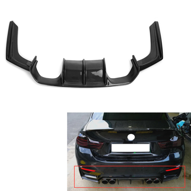 V Style Carbon Fiber Rear Diffuser for BMW F80 M3/ F82 M4 2014-2018 ...