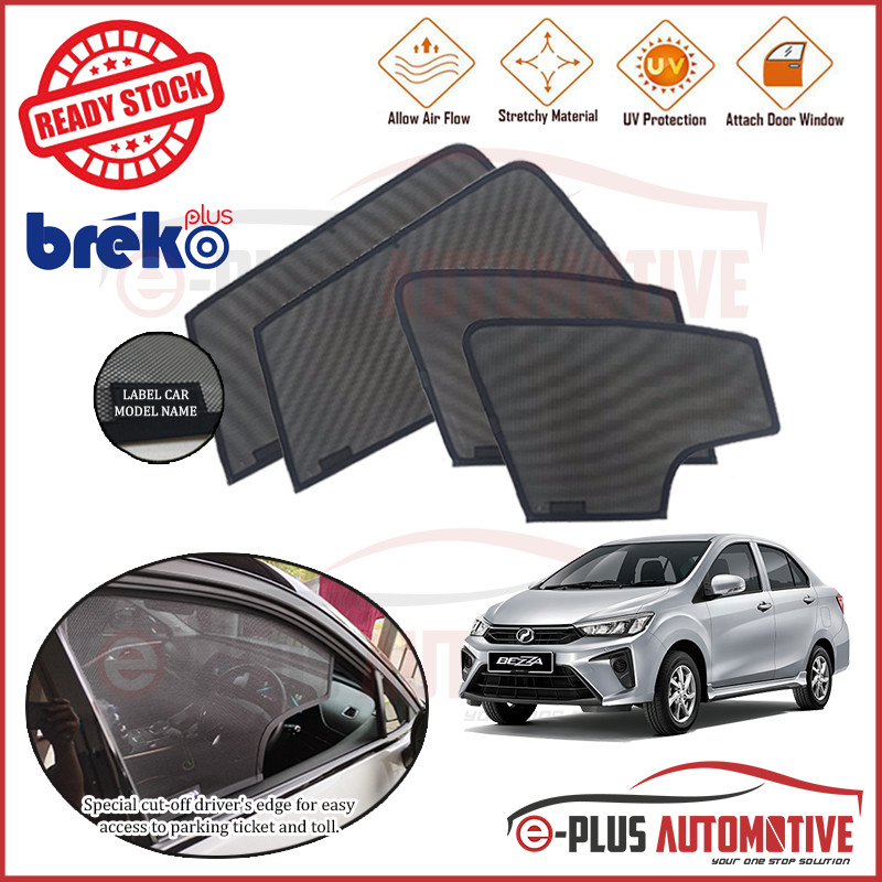 Perodua Bezza 2016-2024 Breko Sun Shade High Quality Car Magnetic ...