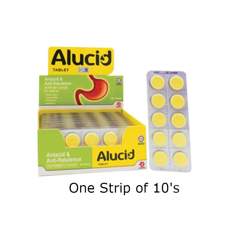 [Exp: Sep 2027] ALUCID CHEWABLE TABLETS 10'S | Shopee Malaysia