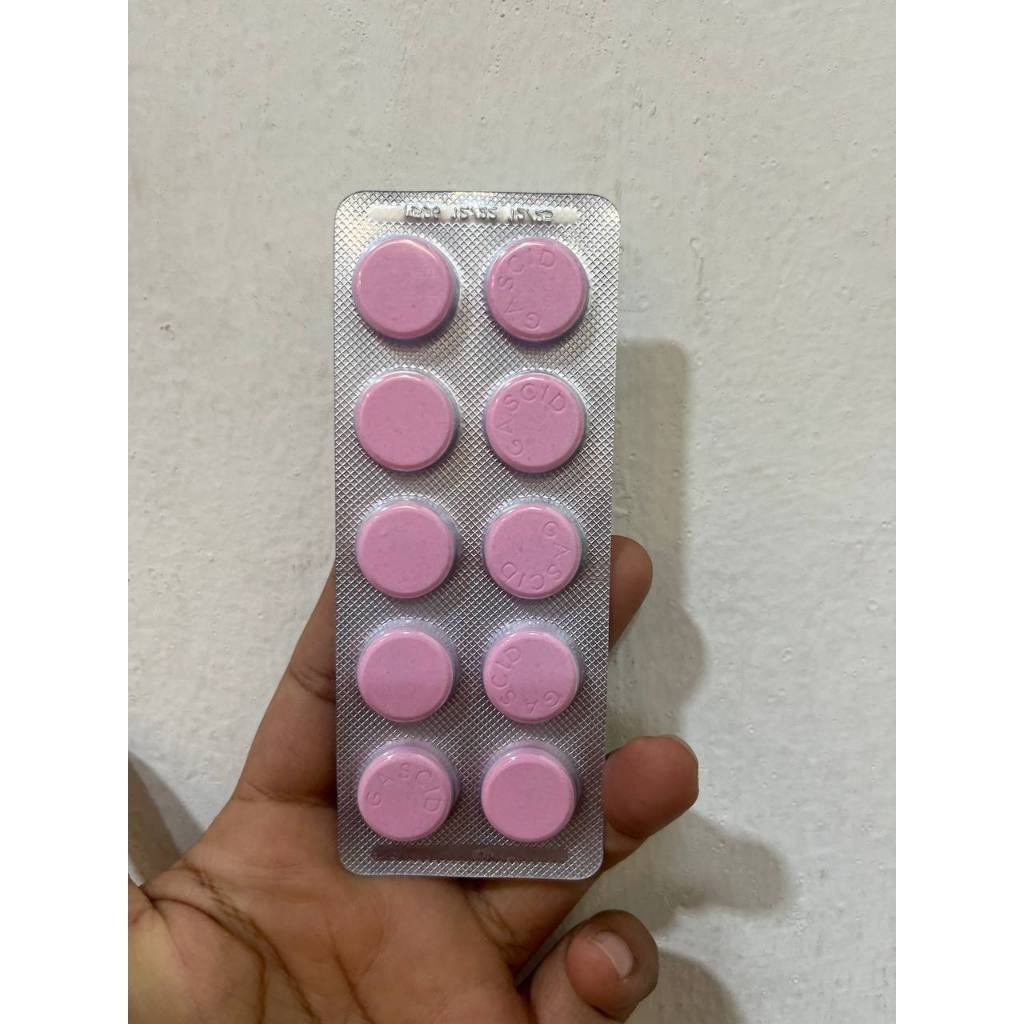 (GASTRIK & ANGIN) GASCID CHEWABLE TABLET 10's (Exp December 2025 ...