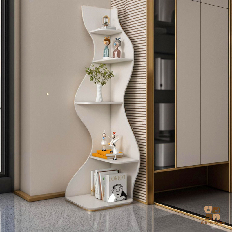 Creative floor-standing corner cabinet rack living room bedroom ...