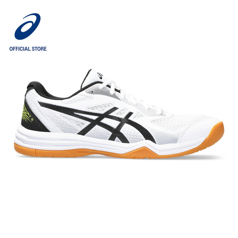ASICS Upcourt 5 Men Indoor Sport Shoes In White Safety Yellow Shopee Malaysia