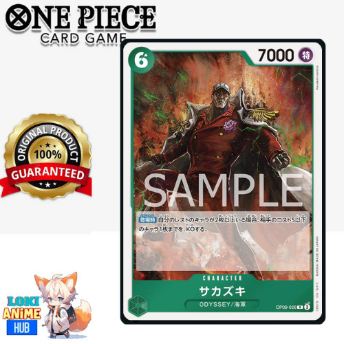 ORIGINAL 4x Cards Playset Cost 6 Sakazuki OP09-026 R One Piece Card Game  optcg | Shopee Malaysia