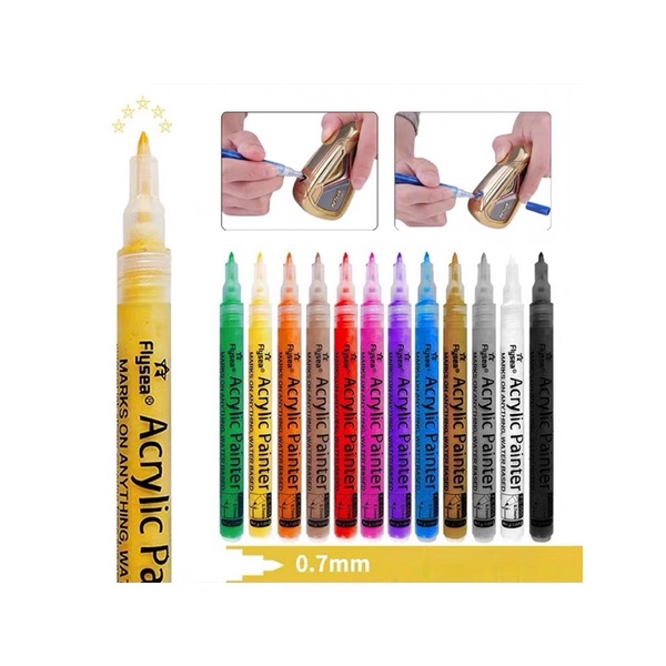 🇲🇾 Golf Clubs Acrylic Painter Pens Marker Pens Colours Marker Pens
