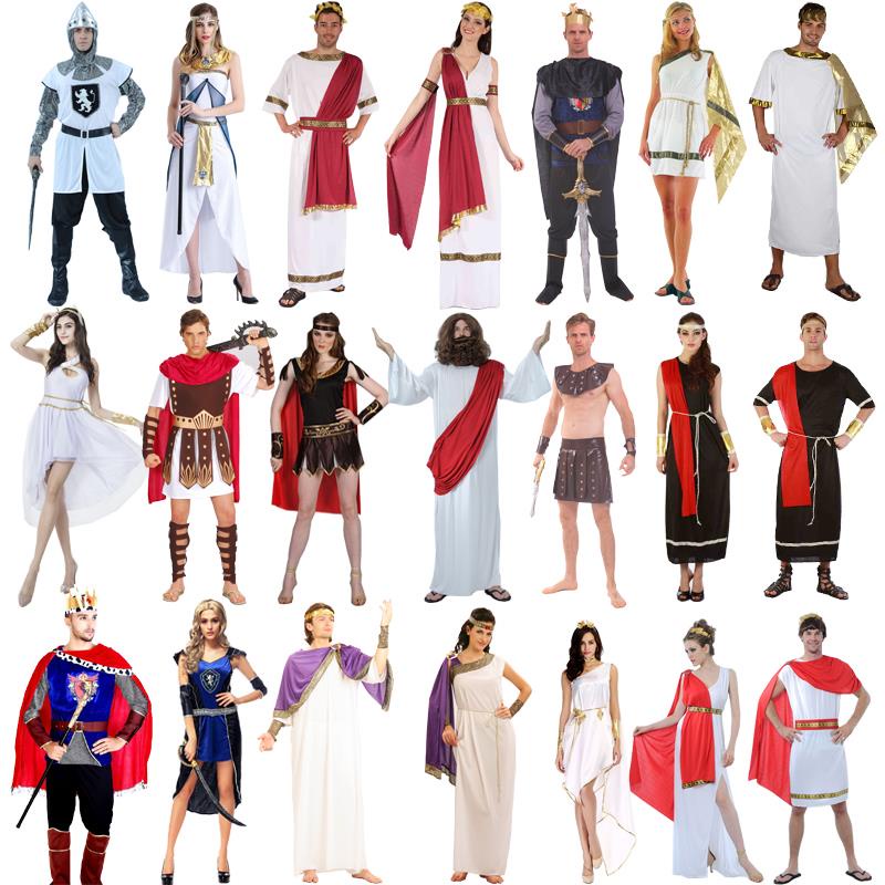 Tesco cosplay Ancient Greek Princess Goddess Costume Adult Male King