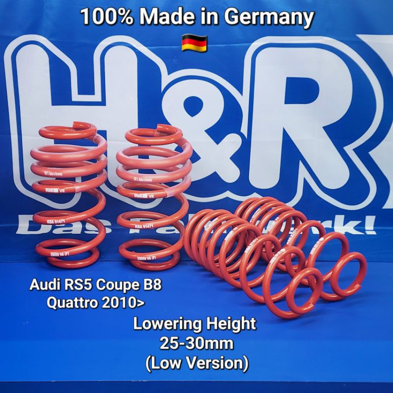 H&R Sport Springs 2014-2018 Audi RS7 (Without Air Suspension) main image 0