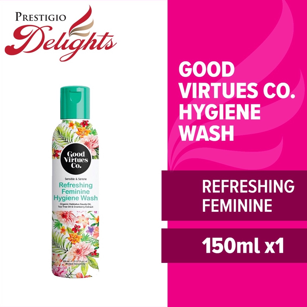 Good Virtues Co. Refreshing Feminine Hygiene Wash 150ml (2512) Shopee
