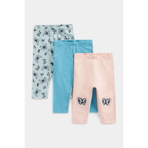Mothercare Navy Butterfly Flared Leggings main image 1