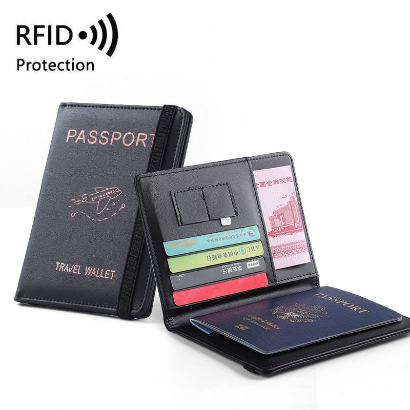 ♦۞ Passport bag convenient to go abroad passport protective cover rfid ...