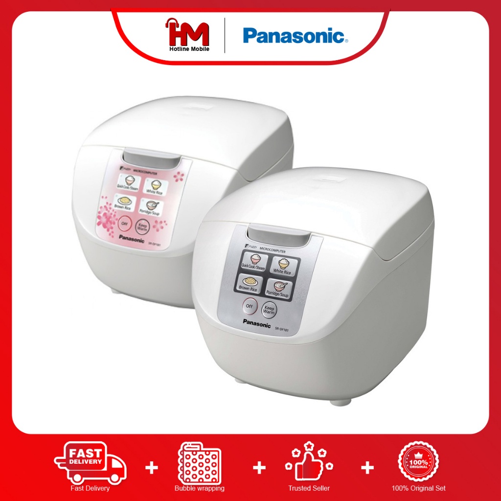 Panasonic SRDF181 1.8L Jar Rice Cooker Shopee Malaysia