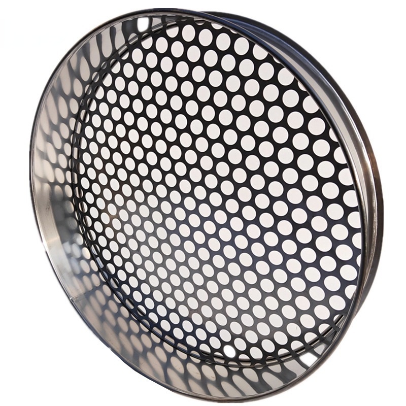 HY& Sieve Stainless Steel round Hole Sieve Coffee Bean Sieve Fungus