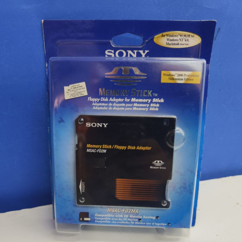 Sony Memory Stick/Floppy Disk Adapter MSACFD2M Shopee Malaysia
