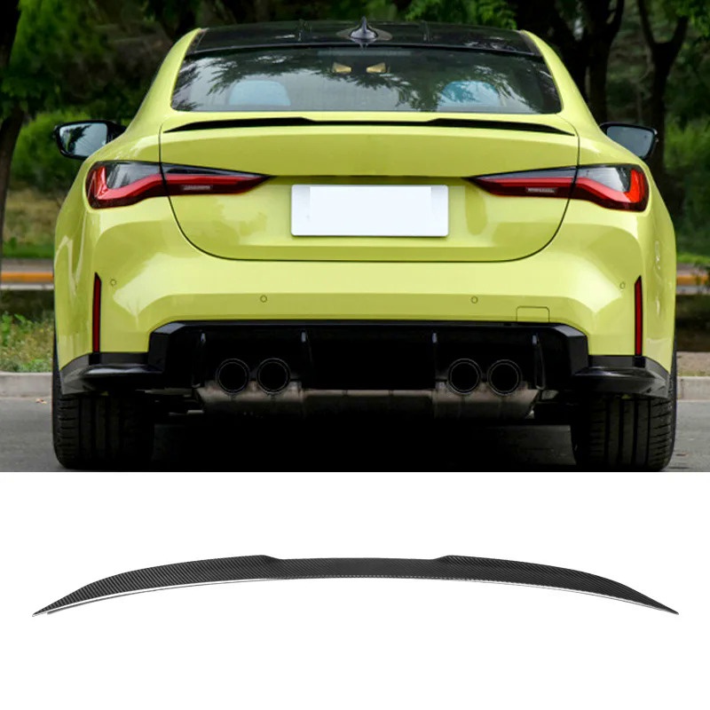 Real Carbon F30 F10 Spoiler For BMW F22 F44 F06 G22 F82 G20 G30 2 3 4 5 ...