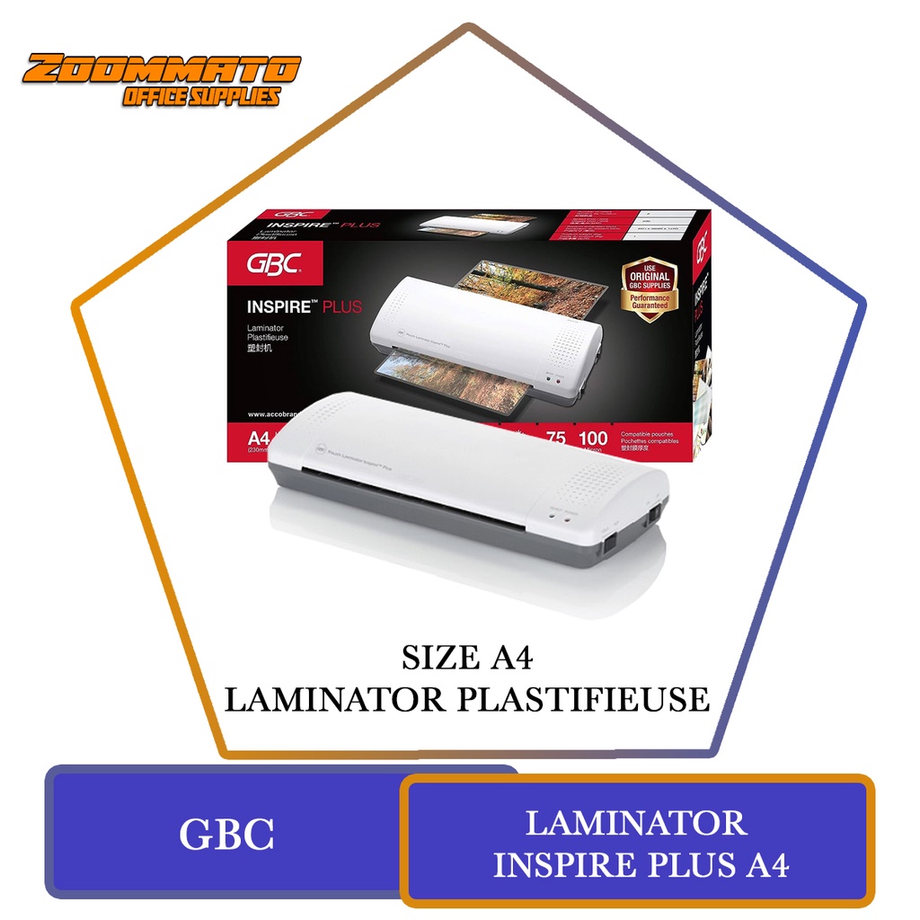GBC INSPIRE PLUS A4 LAMINATOR Shopee Malaysia