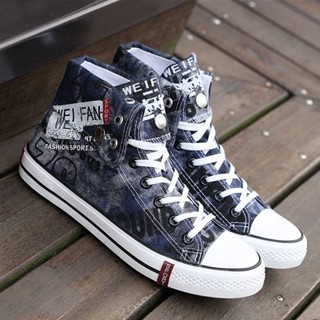 Ready Stock High-Top Canvas kasut sukan lelaki Canvas shoes men's top ...