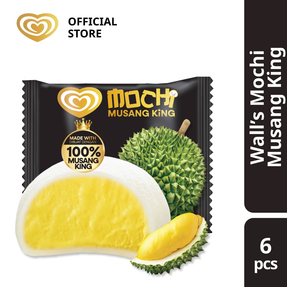 [NEW] Wall's Mochi Musang King Ice Creams (6 pieces) Shopee Malaysia